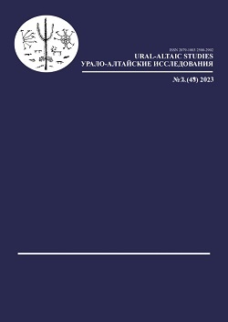 The Structure of the Khakas Word Form and Restrictions on the Compatibility of Affixes in the Automatic Parser for the Khakas Language Cover Image