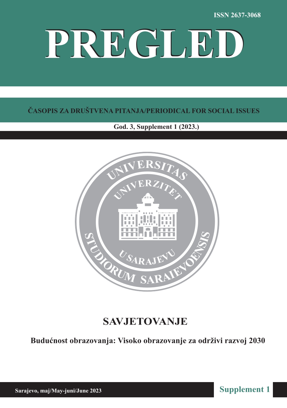 Electronic Publishing and Open Access at the University of Sarajevo Cover Image