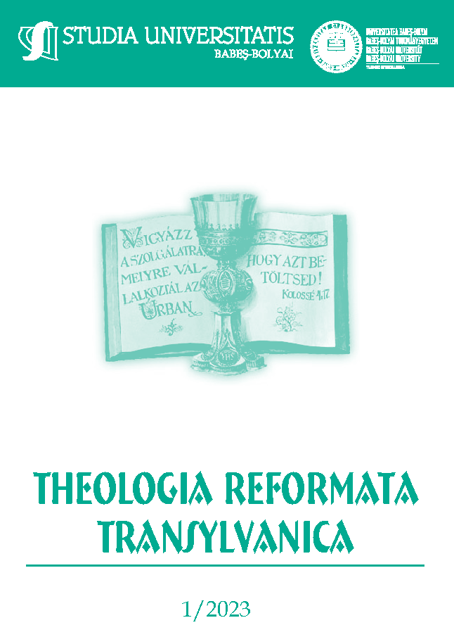 “THE PRESBYTERY OF DEBRECEN IS CALLED TO A GREAT PURPOSE...” – CONTROVERSIAL ISSUES IN THE PRESBYTERY OF DEBRECEN IN THE FIRST HALF OF THE 1920S Cover Image