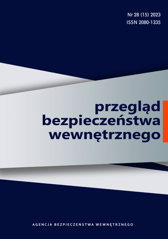 The foreign policy of the Russian Federation as a source of threats to the Baltic states and their impact on the security of Poland Cover Image