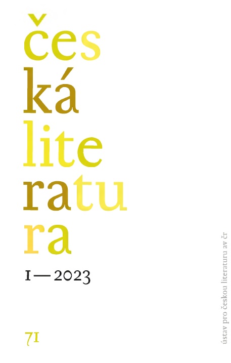 Jan Neruda as a balladeer in the 1850s and 1860s The uncertainty of life’s destination and the meaning of modern literature The present study deals with Neruda’s authorial work on certain themes and (balladic) narratives. Broader intertextual and com Cover Image