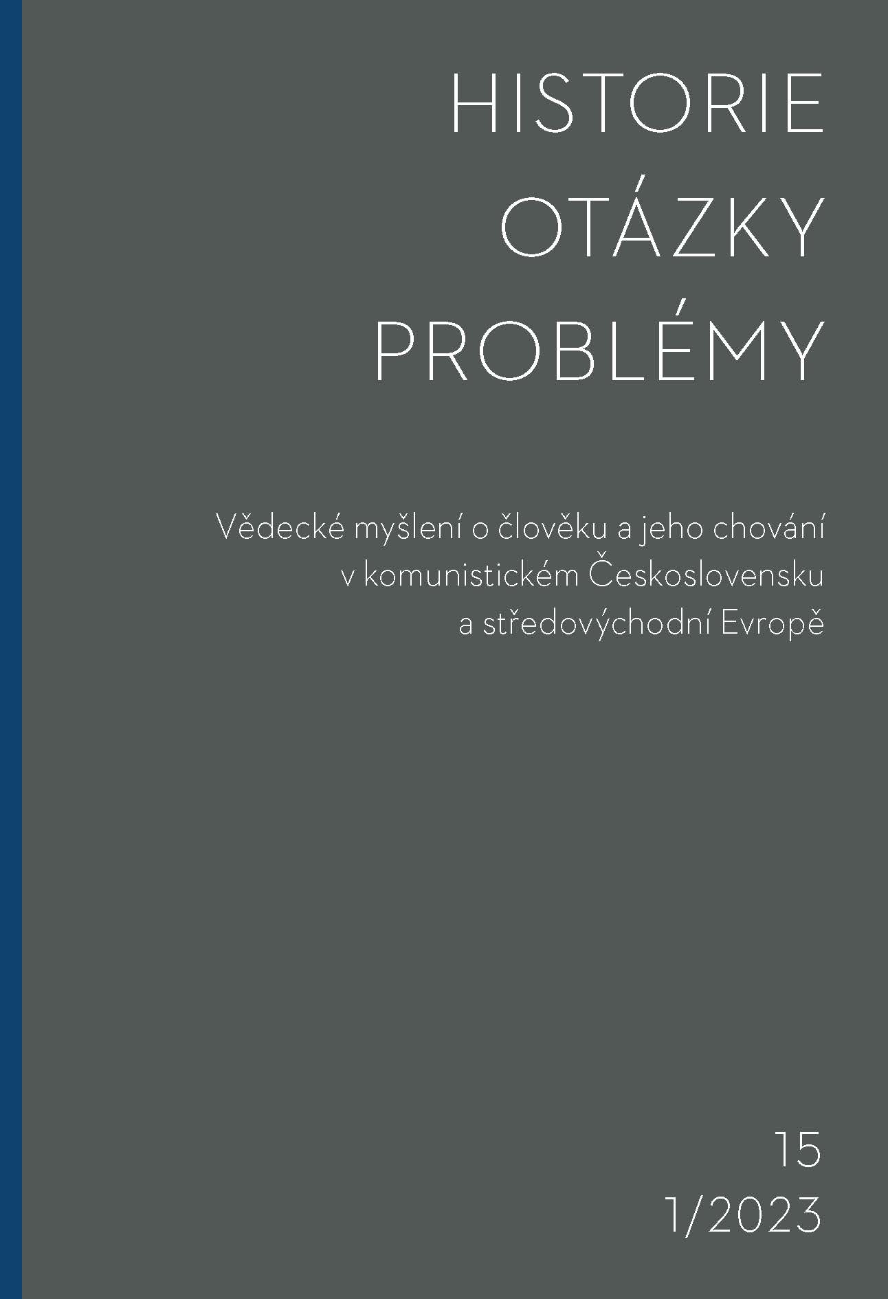 Marxistická eschatologie a tendence věd o člověku v poststalinském Československu