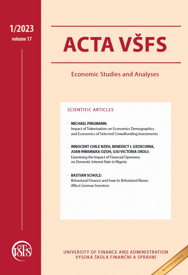 Impact of Tokenisation on Economics Demographics and Economics of Selected Crowdfunding Investments