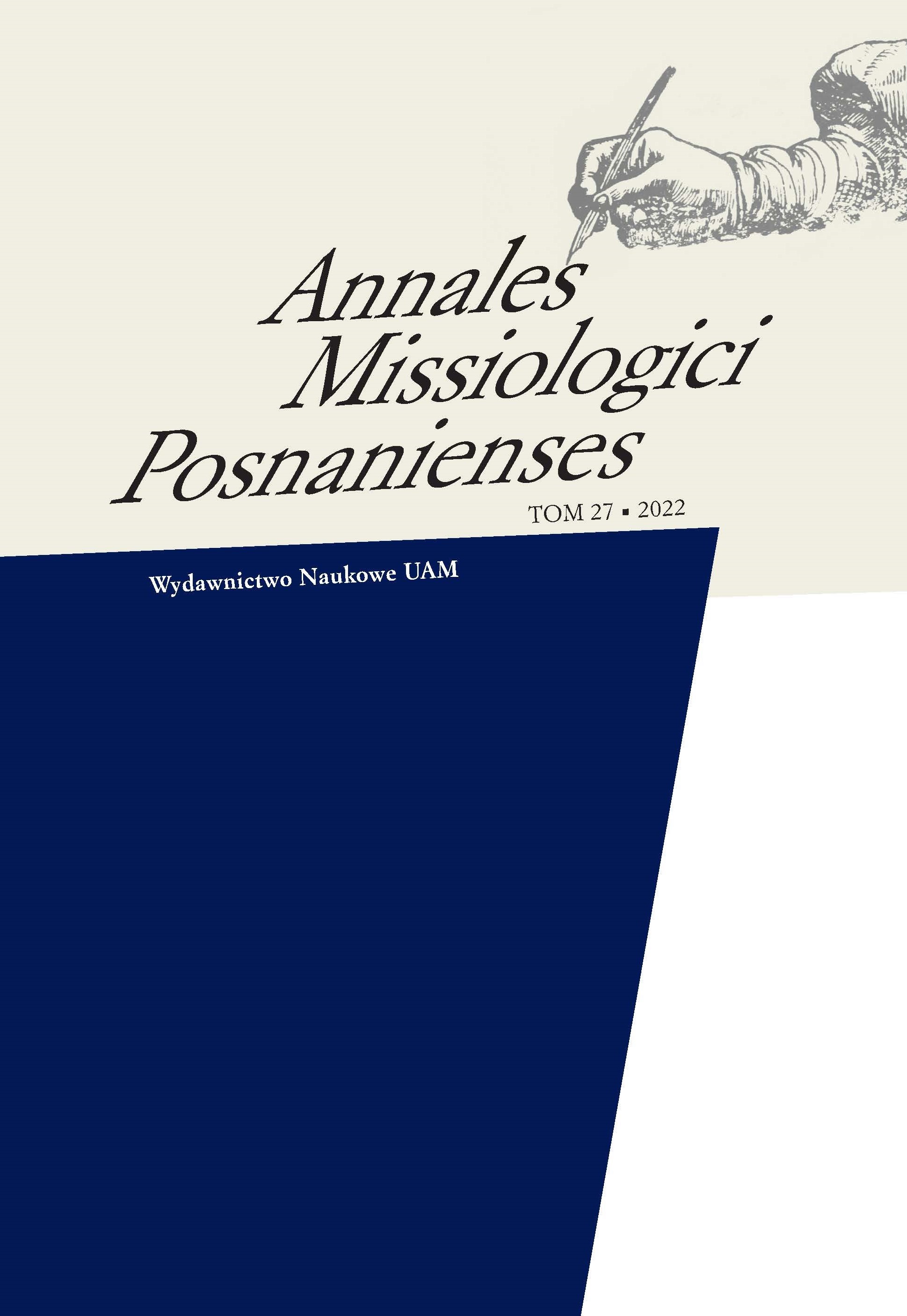 The paradigm of national, institutional, missionary commitment based on the activities of the Missionary Procuration of the Missionary Oblates of Mary Immaculate (1969-2022) Cover Image