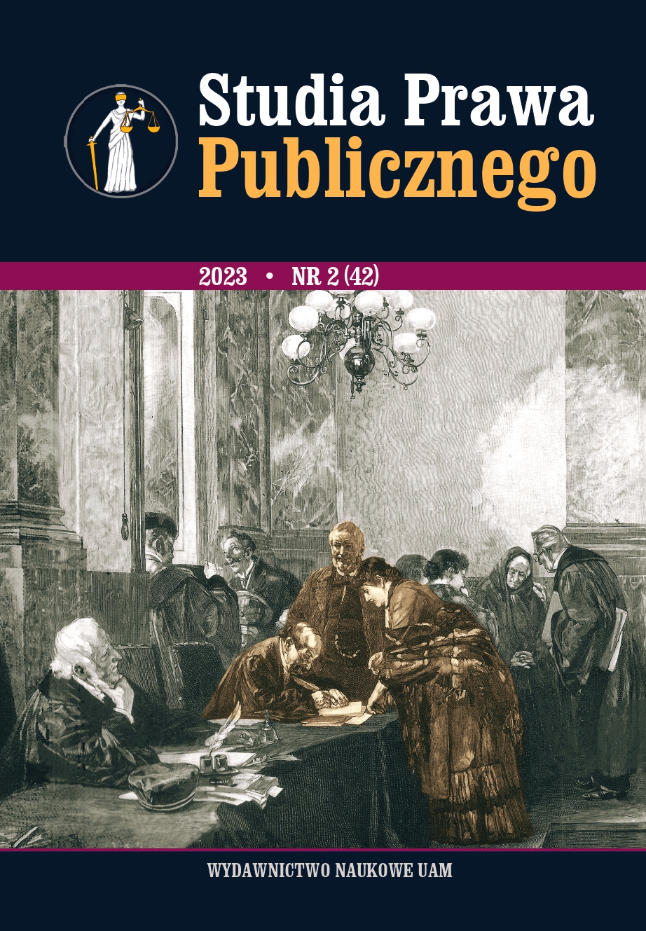 Report on the National scientific conference “The development of administrative jurisdiction in Poland. Professor Stanisław Kasznica and contemporary legal science”, Poznań, 23 February 2023 Cover Image