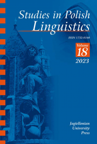 English-Sourced Direct and Indirect Borrowings in a New Lexicon of Polish Anglicisms Cover Image
