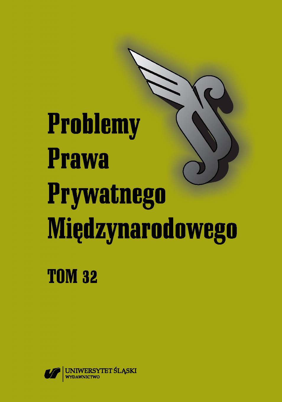 The Law Applicable to Marriage Conclusion in the Polish-Ukrainian Ageement on Legal Assistance and Legal Relations in Civil and Criminal Matters Cover Image