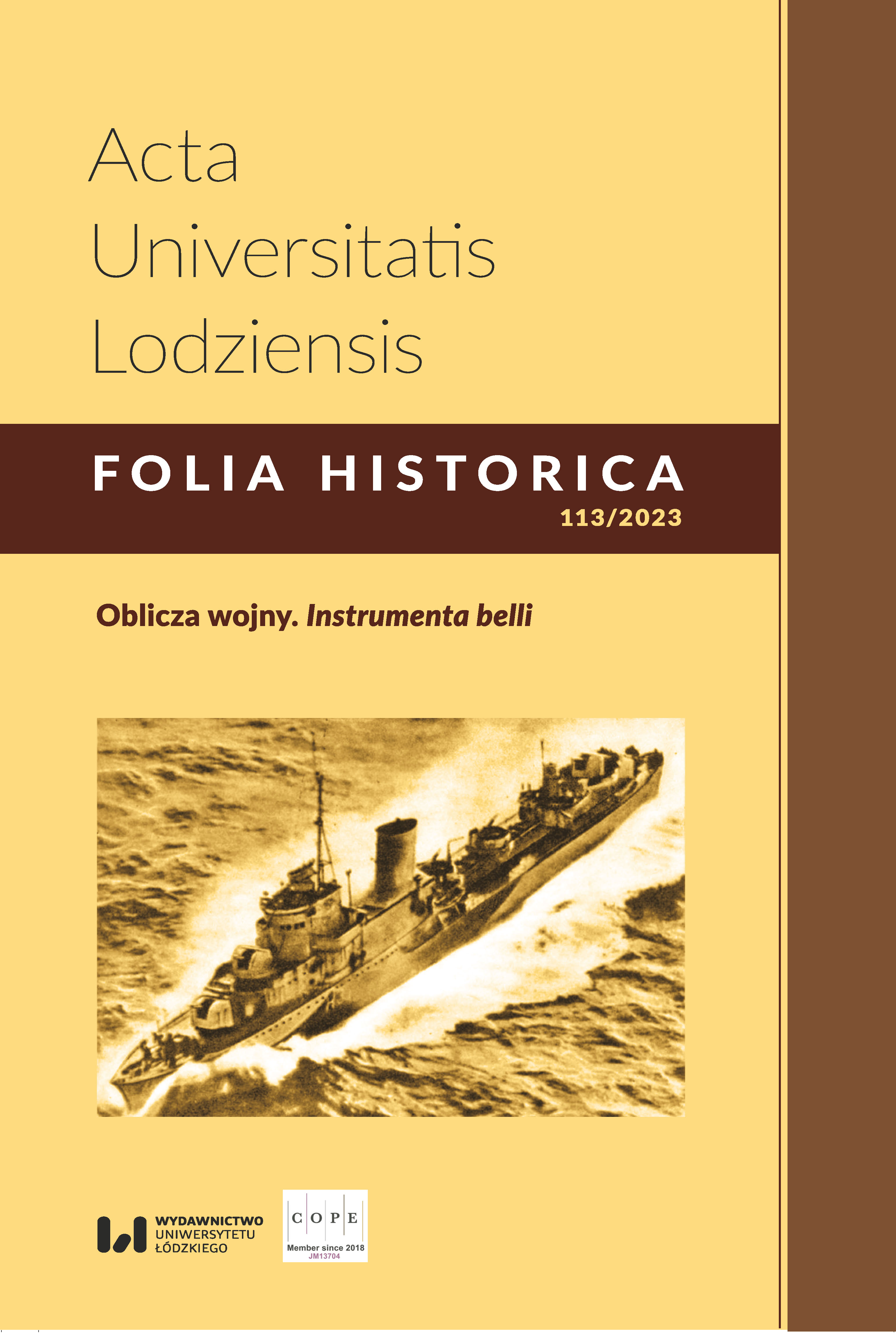 Defensive Structures Built in the Region of Łęczyca as Described in the Sources Written until the End of the Jagiellonian Period Cover Image