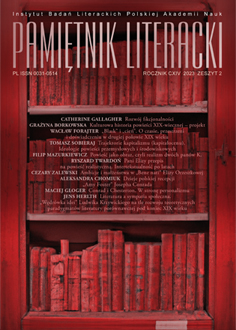 A History of the Polish Reception of Joseph Conrad’s “Amy 
Foster” Cover Image