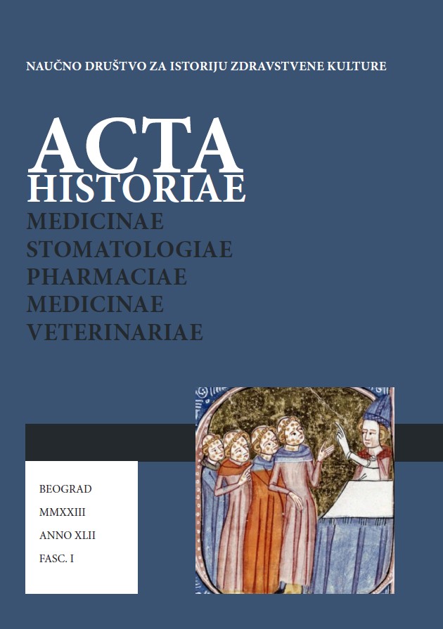 THE STAG AS AN HISTORICAL SOURCE OF MATERIA MEDICA Cover Image