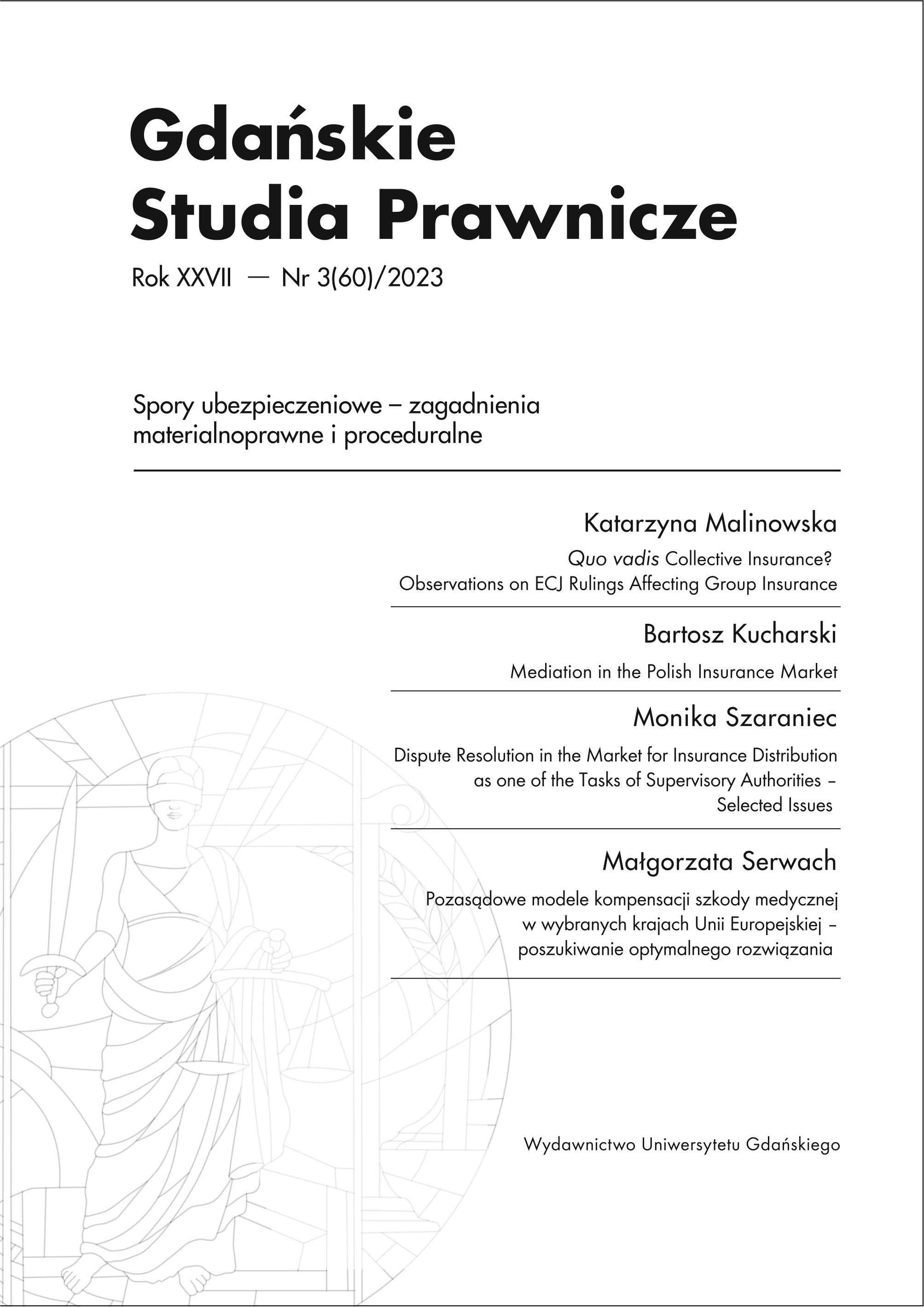 Actio directa and Indirect Consequences of Damage in the Conflict-of-law Perspective Cover Image