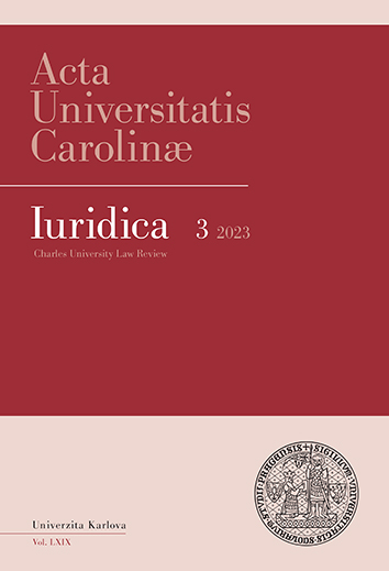 Recodification of Slovak Criminal Proceedings: Early Ideas, Concrete Steps and Its Subsequent Application Cover Image