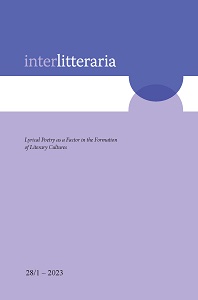 Lyrical Poetry as a Factor in the Formation of Literary Cultures Cover Image