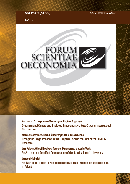 Analysis of the Impact of Special
Economic Zones on Macroeconomic
Indicators in Poland