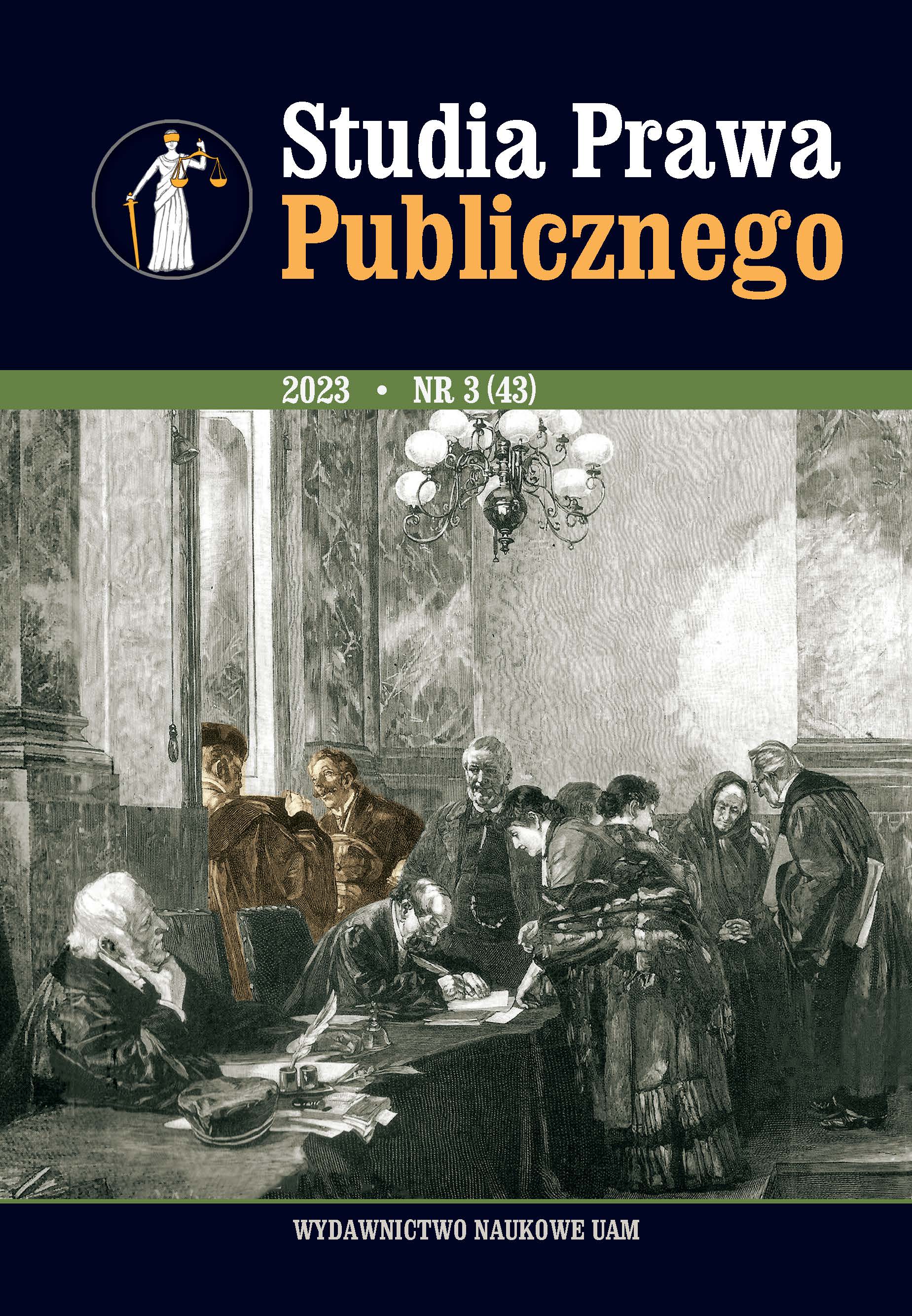 REPORT FROM THE NATIONAL SCIENTIFIC CONFERENCE
„ŚWIADCZĄCA ROLA SAMORZĄDU”, KOMBORNIA K. KROSNA, 7–9 MAJA 2023 R. Cover Image