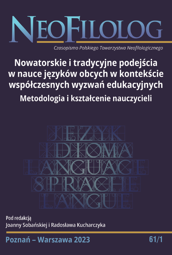 Wykorzystanie korpusów tekstowych w nauczaniu języka francuskiego na przykładzie analizy kontrastywnej polsko-francuskiej