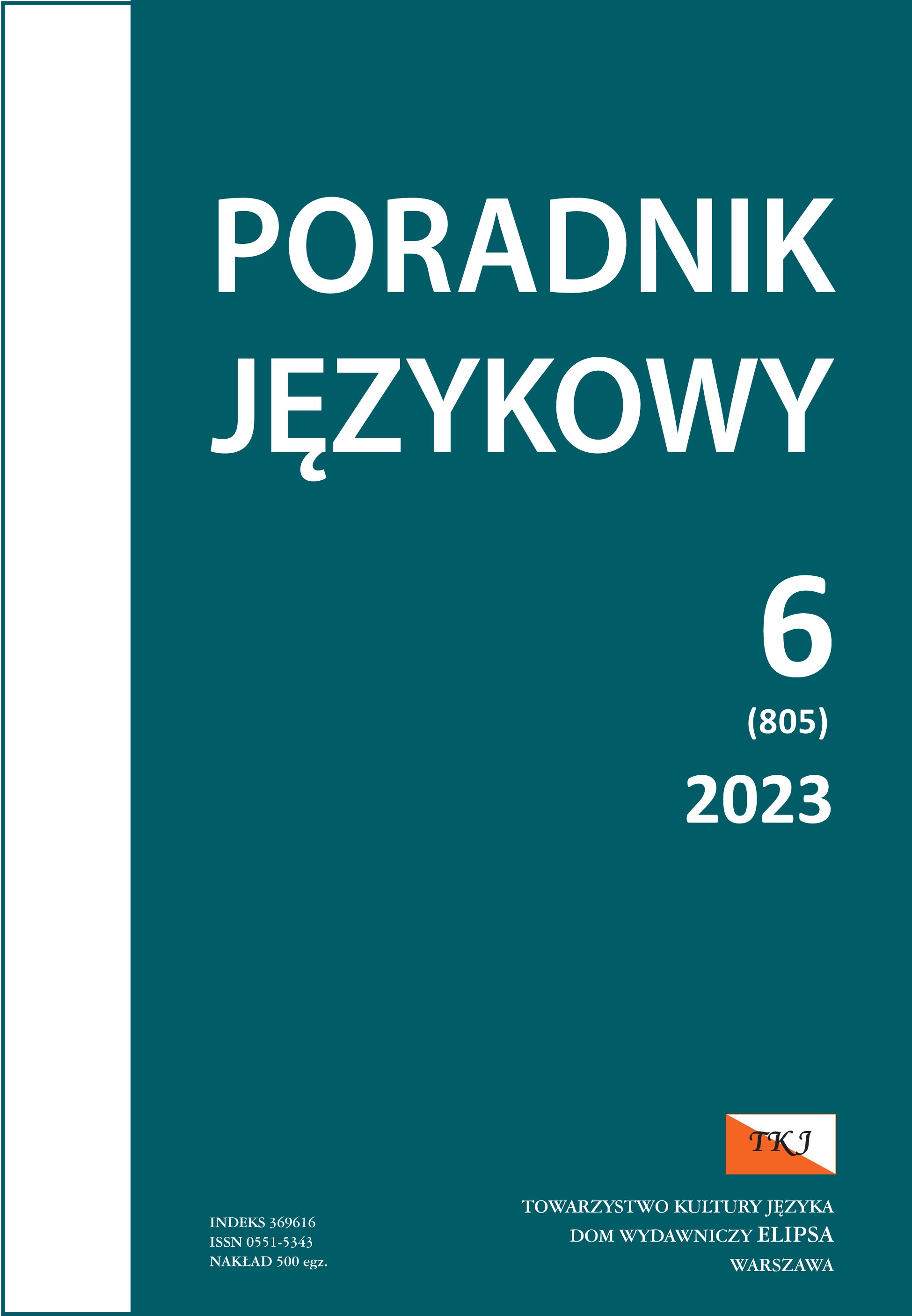 SUBSKRYPCJA KANAŁÓW (CHANNEL SUBSCRIPTION), SUBSKRYBOWANIE
HOT-DOGÓW (SUBSCRIBING HOT-DOGS), PLATFORMA SUBSKRYPCYJNA (SUBSCRIPTION PLATFORM): ON NEOSEMANTISMS SUCH AS SUBSKRYPCJA (A SUBSCRIPTION), SUBSKRYBOWAĆ (TO SUBSCRIBE), SUBSKRYBENT (...) Cover Image