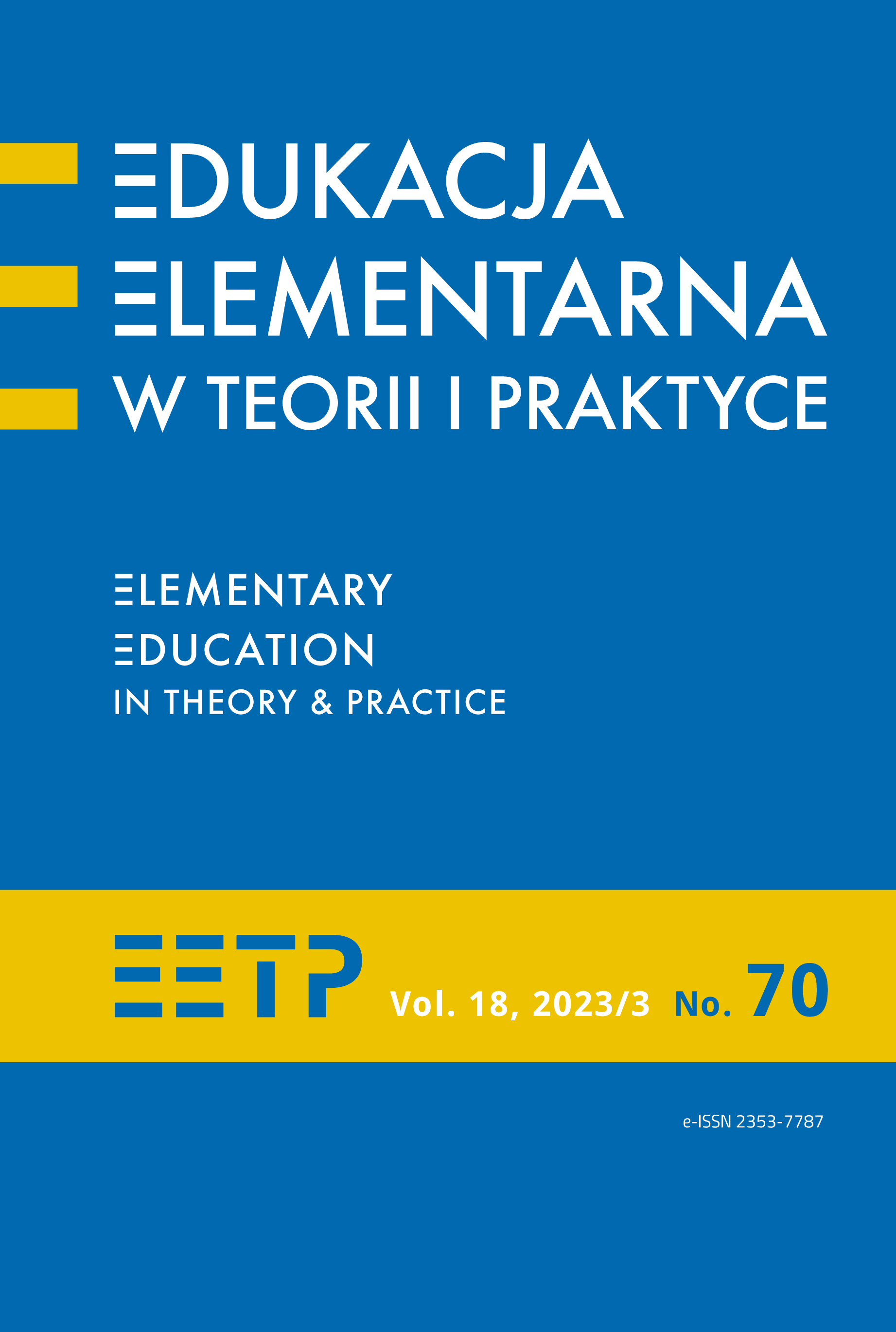 Social Functioning of Migrant Children in Polish Schools in the Opinion of Parents and Principals of Primary Schools Cover Image