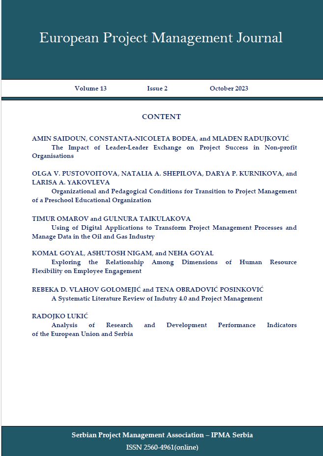 A Systematic Literature Review of Industry 4.0 and Project Management Cover Image