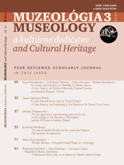 The Syntax and Semantics of Modelling Exhibition Spaces: A Case Study of the Hryhorii Skovoroda National Literary and Memorial Museum, Ukraine Cover Image