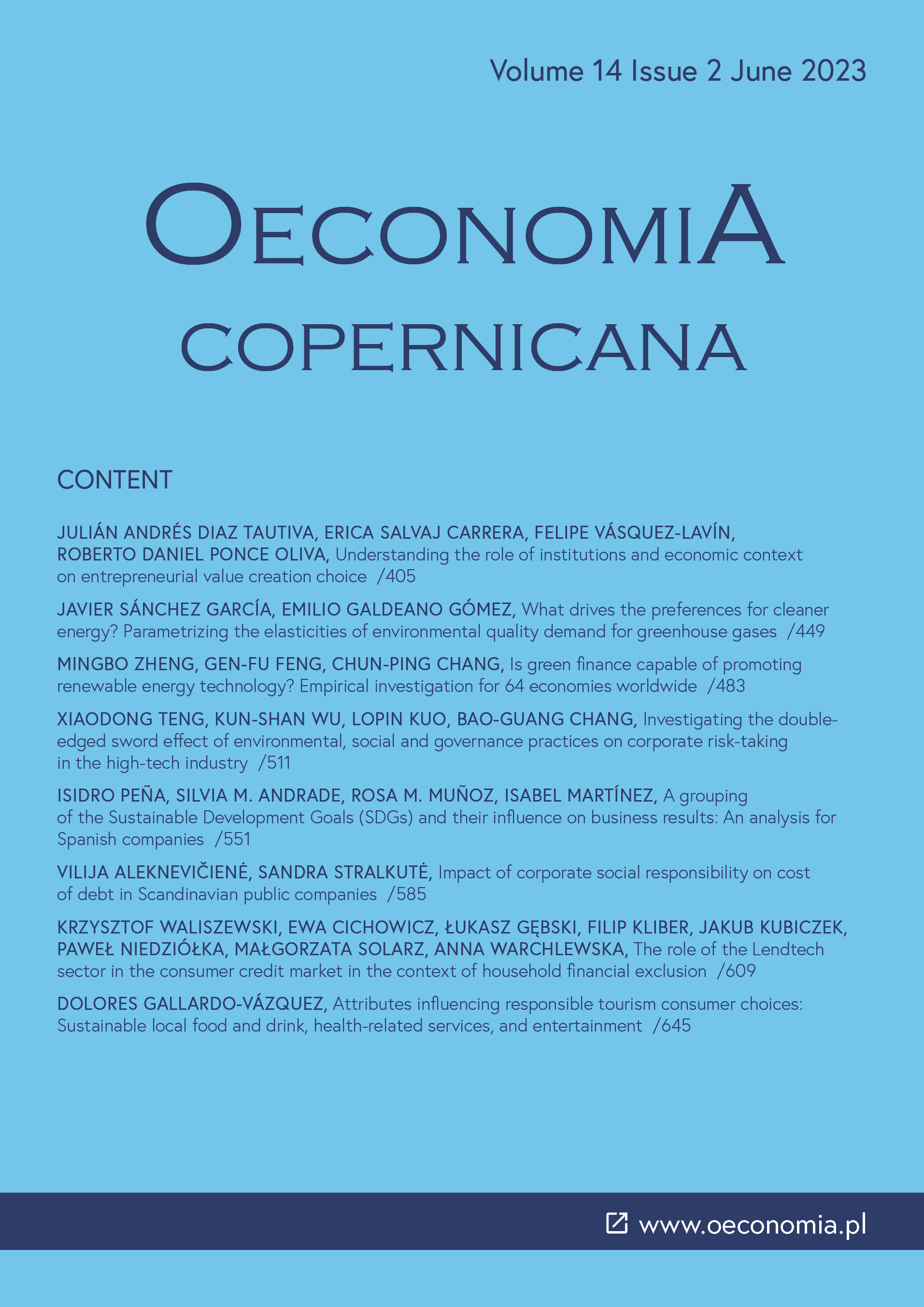 Attributes influencing responsible tourism consumer choices: Sustainable local food and drink, health-related services, and entertainment Cover Image