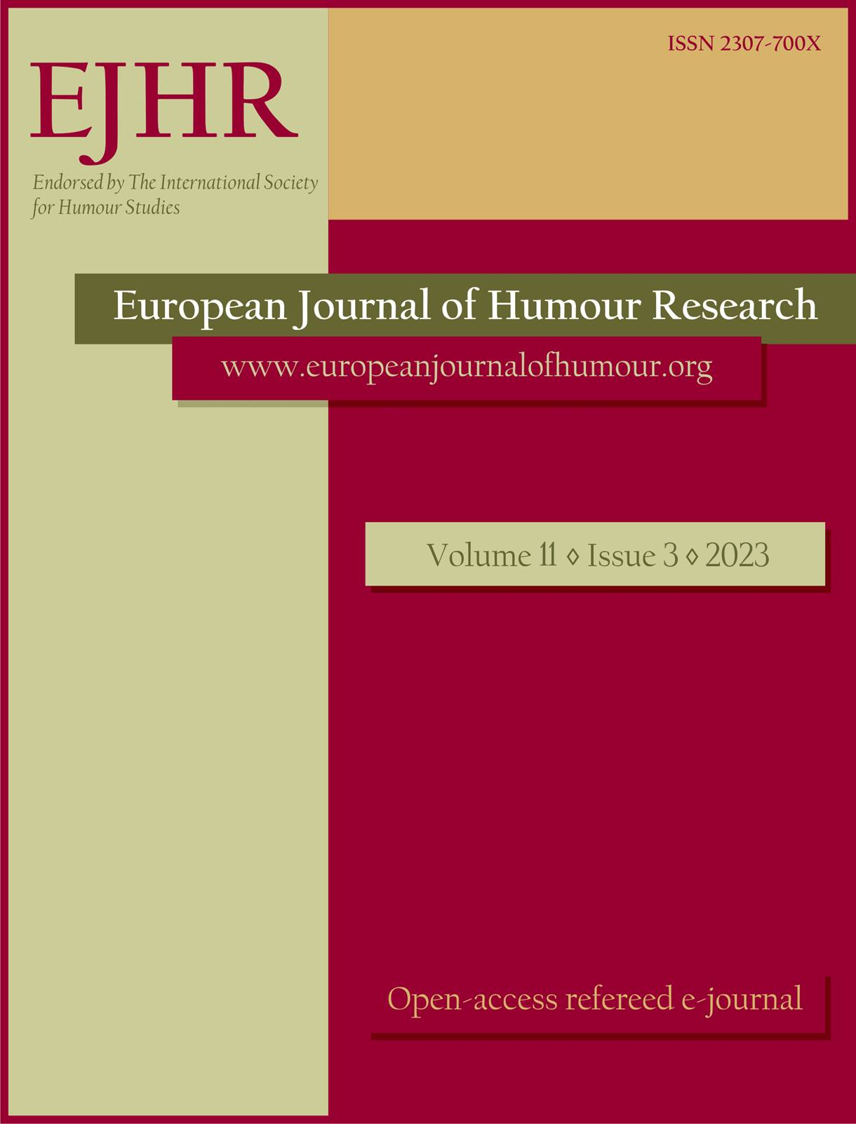 Forms and functions of jokes disseminated during the
Covid-19 pandemic in Jordan Cover Image