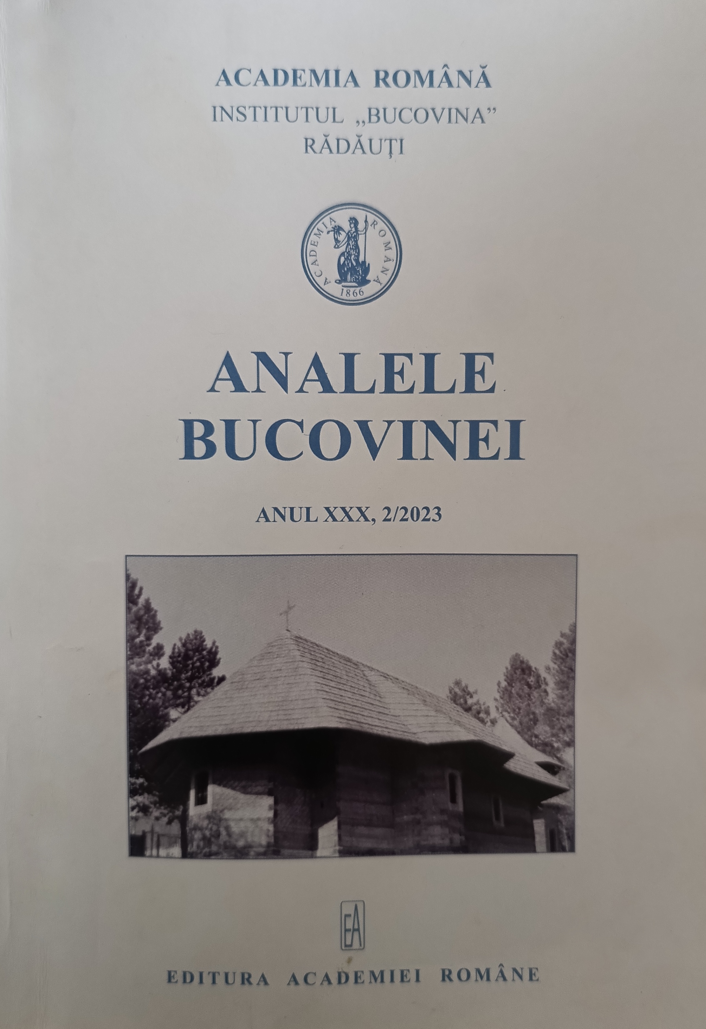 Cultural Development Methods in Rural Areas with the Support of Libraries. 
The Mobile Library in Suceava County between 1941 and 1942 Cover Image