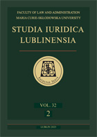 The Institution of the Crown Witness in the Light of the Directive Prohibiting the Exchange of Procedural Roles and Selected Evidentiary Prohibitions of the Polish Criminal Procedure Cover Image