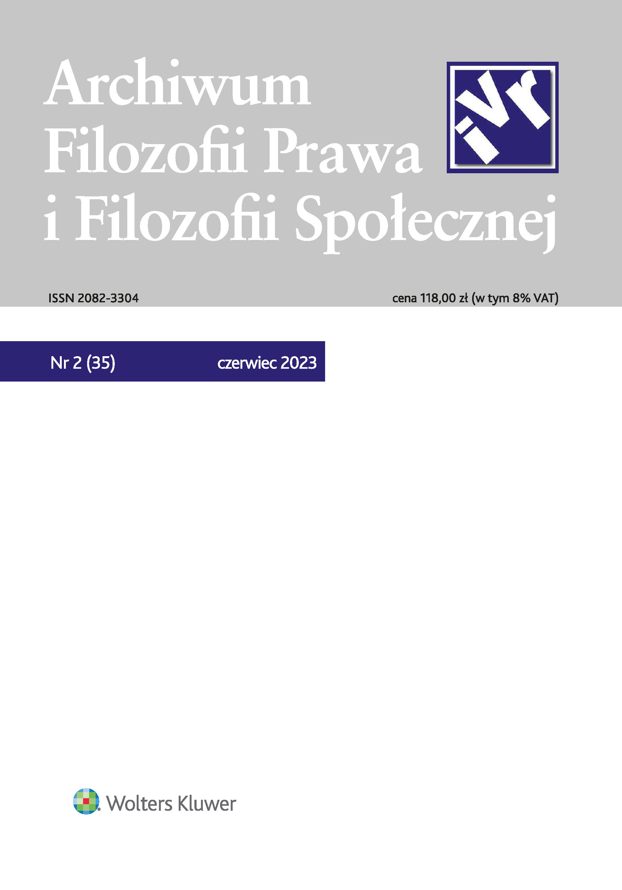 An Ideal of Scientific Jurisprudence. Józef Nowacki Against Ideological Influences
on Jurisprudential Claims Cover Image