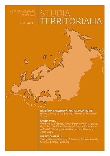 Violence as a “Generational Experience” of Growing Up in Post-Wall East Germany? Female Experiences of Racist Othering and Assault in East Germany 1989–2000 Cover Image