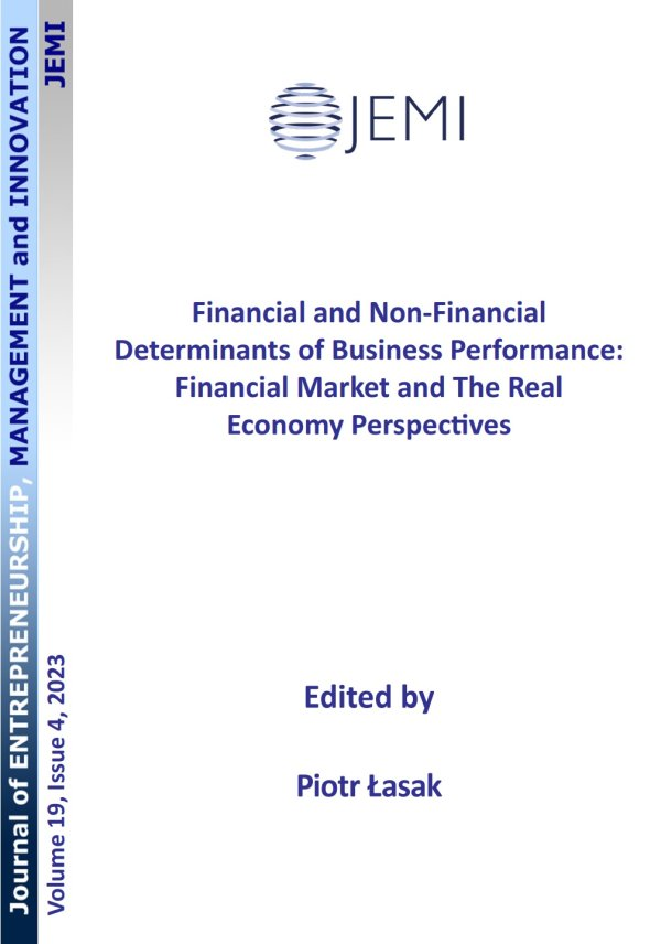 Contemporary determinants of business performance: From the Editor Cover Image