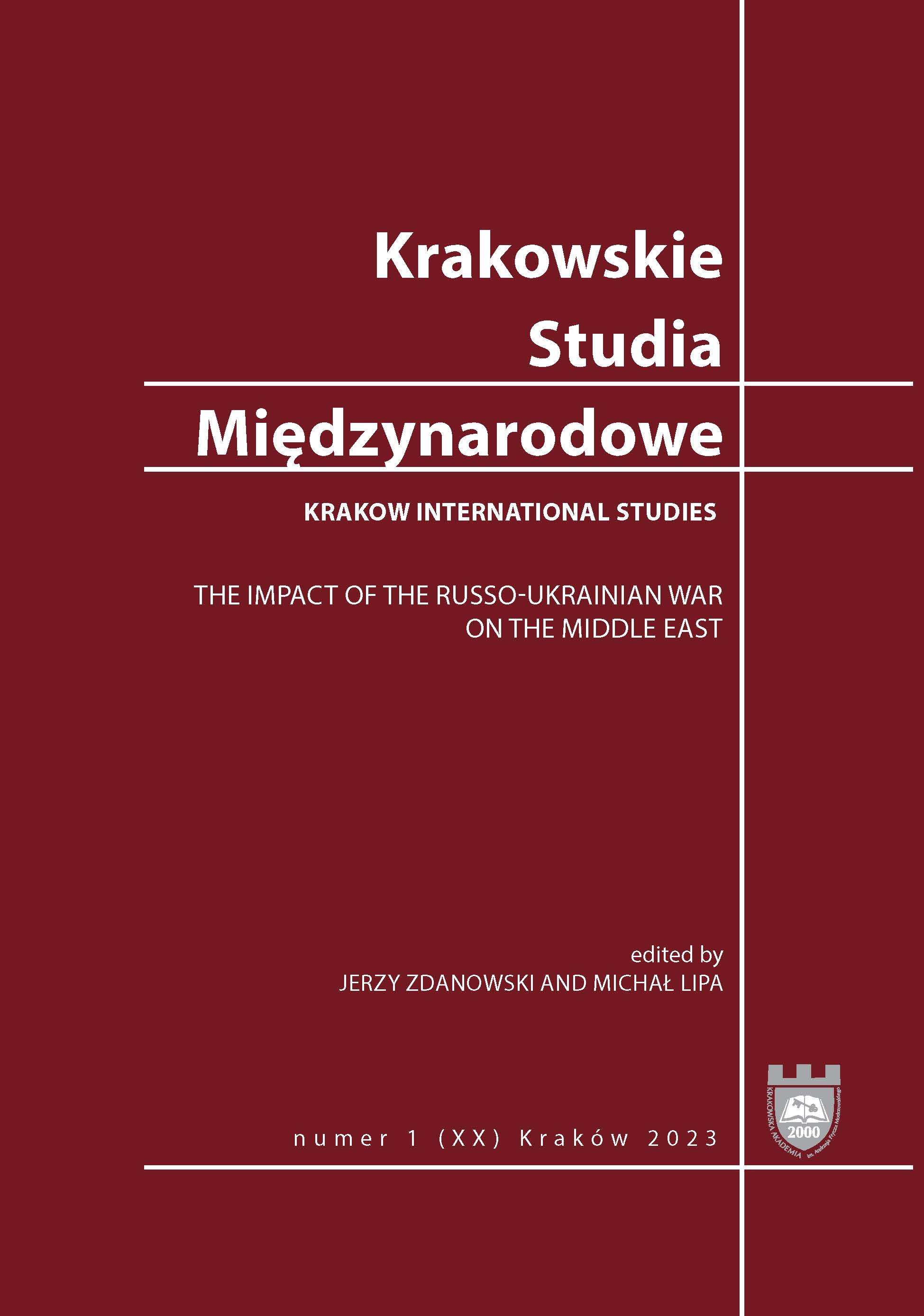 Global, regional and internal factors of Egypt’s stance towards Russo-Ukrainian war Cover Image