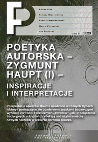The (im)moral landscape: Zygmunt Haupt’s short story  Deszcz [The Rain] Cover Image