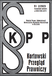 The scale of the problem of child trafficking in Poland based on statistical data Cover Image