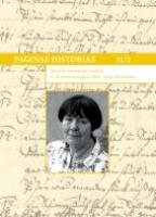 Laudatio to Alena Pazderová Cover Image