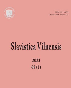 Borrowings or Code-Switching? Analysis of Ways of Morphosyntactic Integration of Lithuanian and Russian Nouns in the Novel “Robczik” by Bartosz Połoński Cover Image