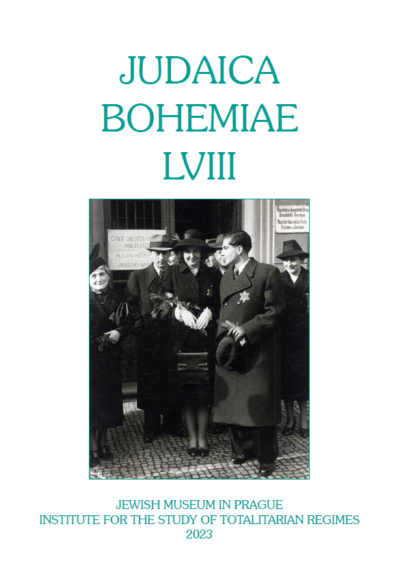 The Interaction of Jews and the Society of the Protectorate of Bohemia and Moravia: Attitudes, Forms and Dynamics