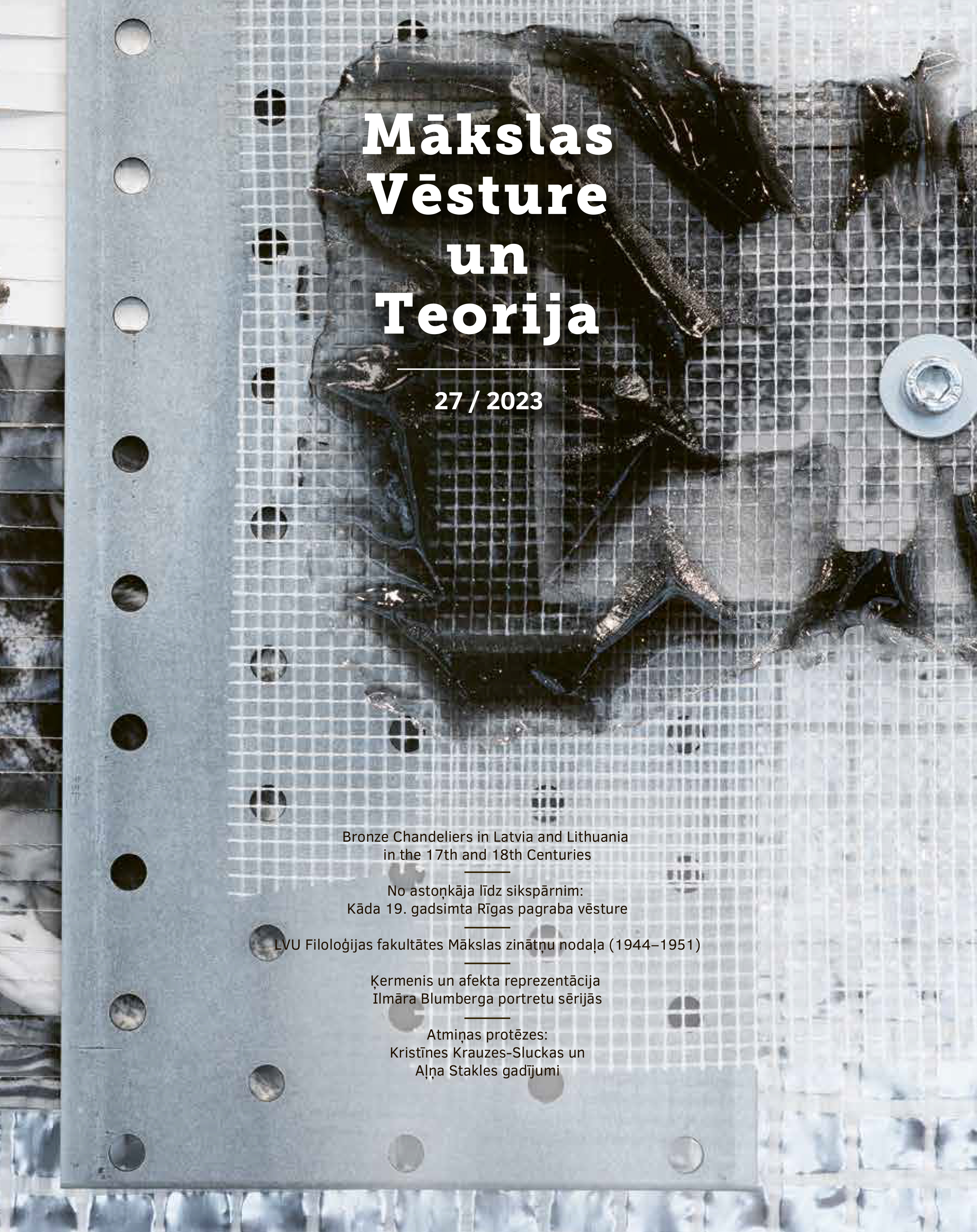 The Art History Department of the Faculty of Philology at the State University of Latvia (1944–1951) Cover Image