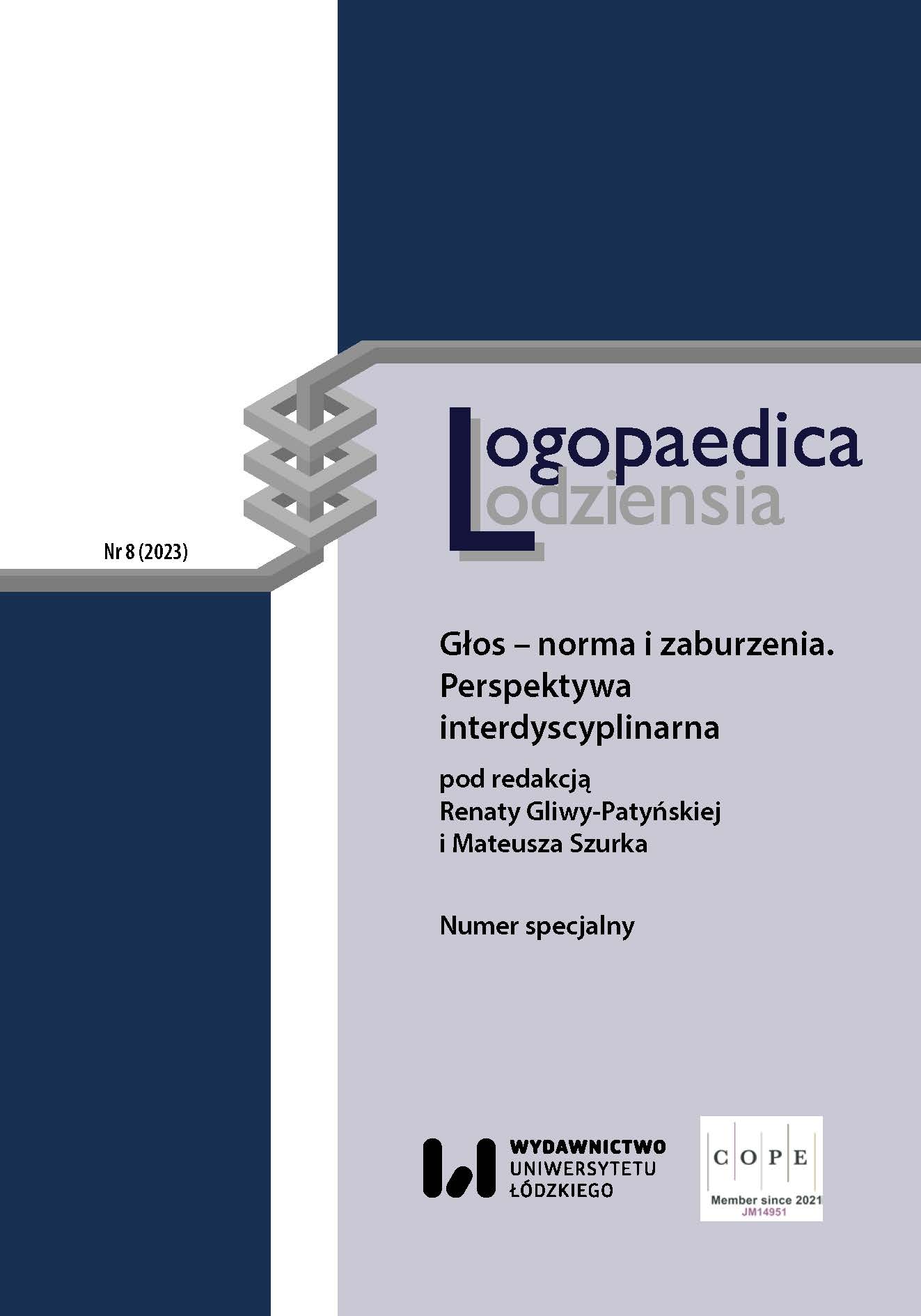 The Need for Educating of Specialists in Rehabilitation of Voice Disorders Cover Image