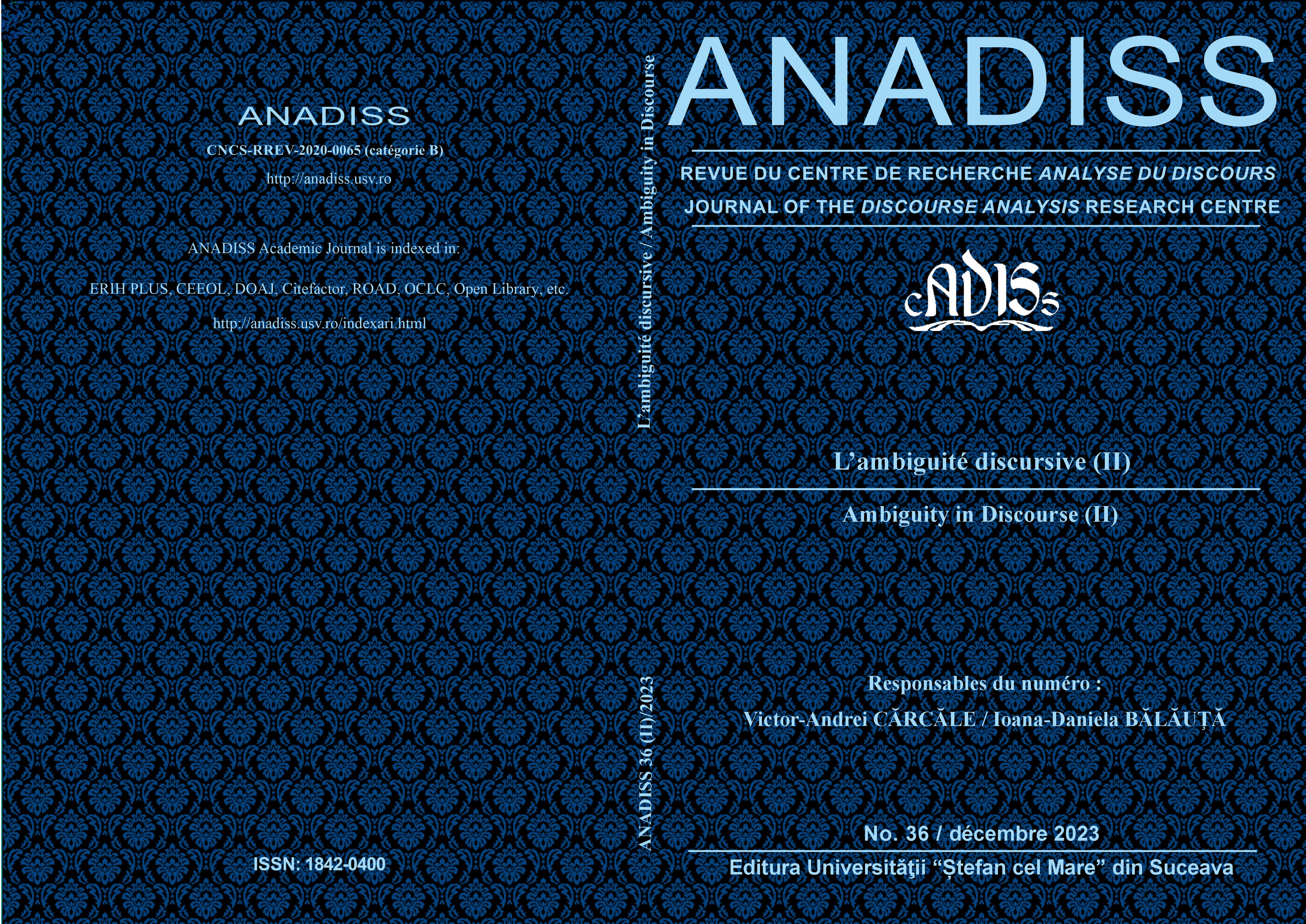 AMBIGUITY AND METAPHORICAL DESIGNATION IN THE RIDDLES OF THE MEGLENO-ROMANIAN DIALECT