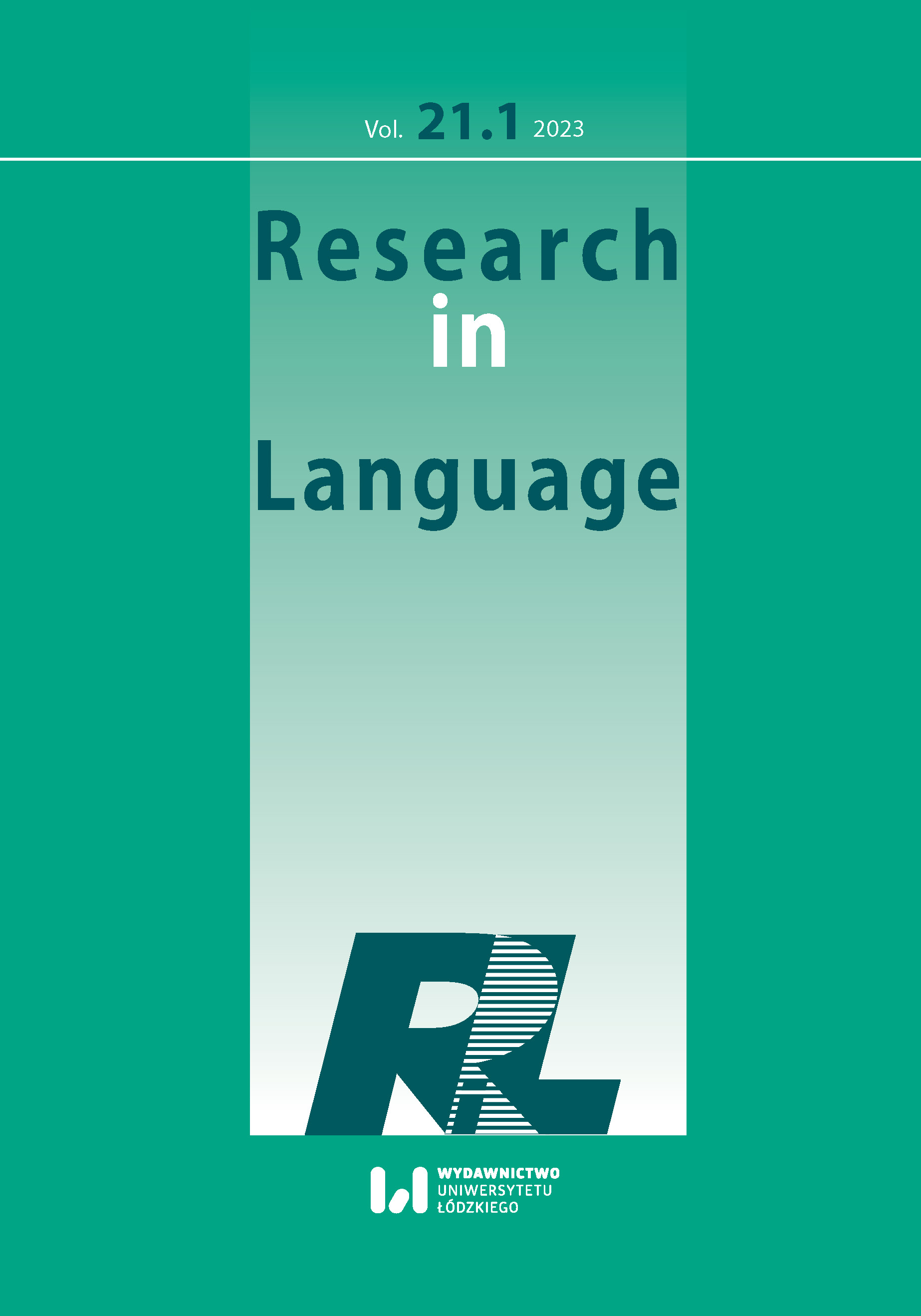 Exploring Pitch Accent as an Element of Fluency in L2 English Academic Presentations – a Proficiency-based Sampling Report Cover Image