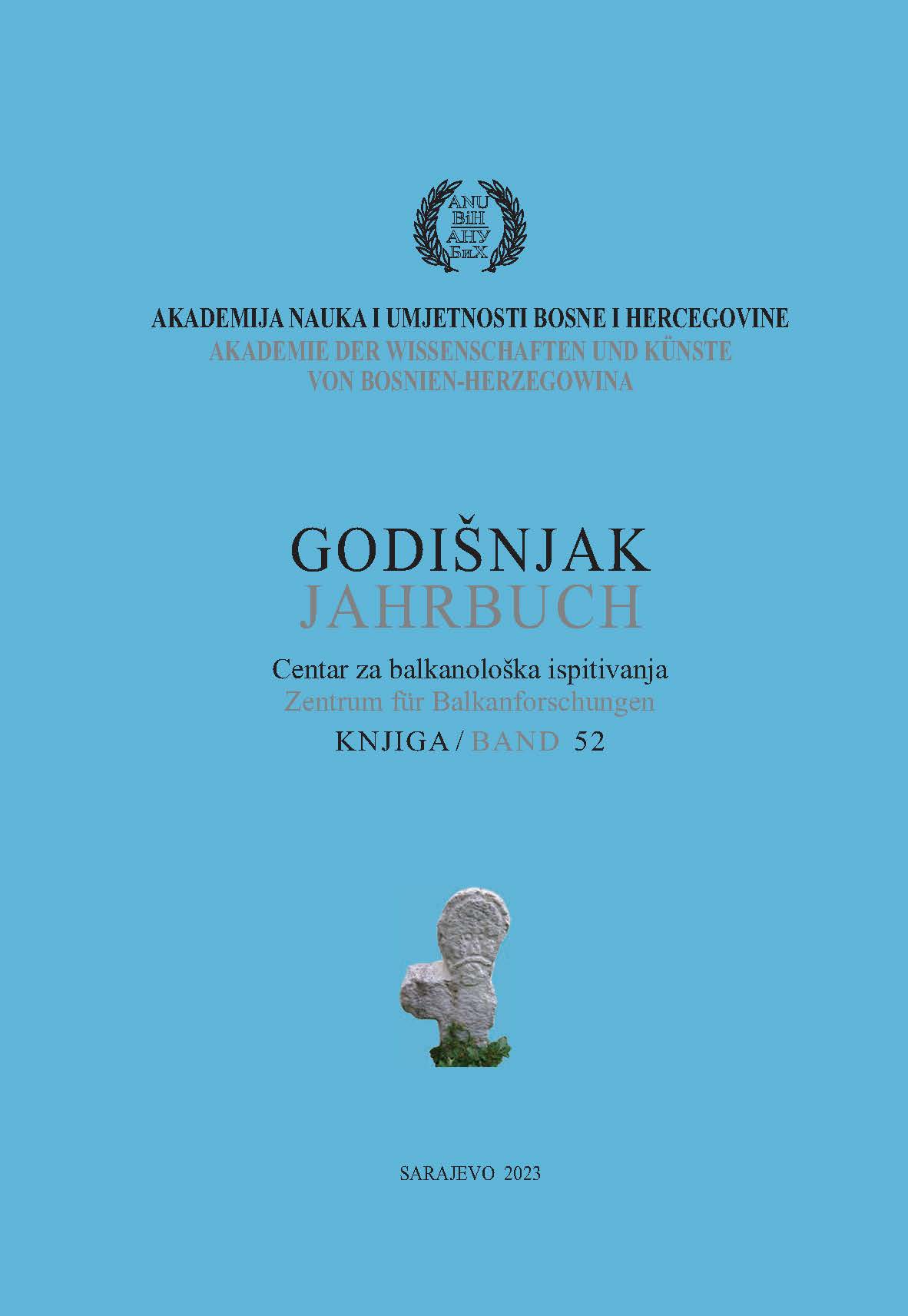 Geopolitical position and administrative affiliation of the Iapodes in the Roman province of Dalmatia Cover Image