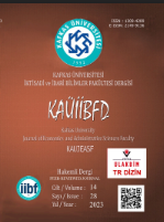 EXAMINATION OF BRAND IMAGE IN NON-PROFIT ORGANIZATIONS AND CLUSTERING OF TURKISH RED CRESCENT DONORS Cover Image