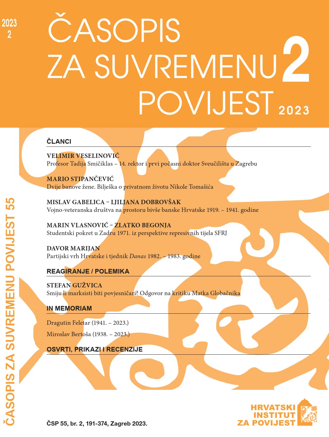 Studentski pokret u Zadru 1971. iz perspektive represivnih tijela SFRJ