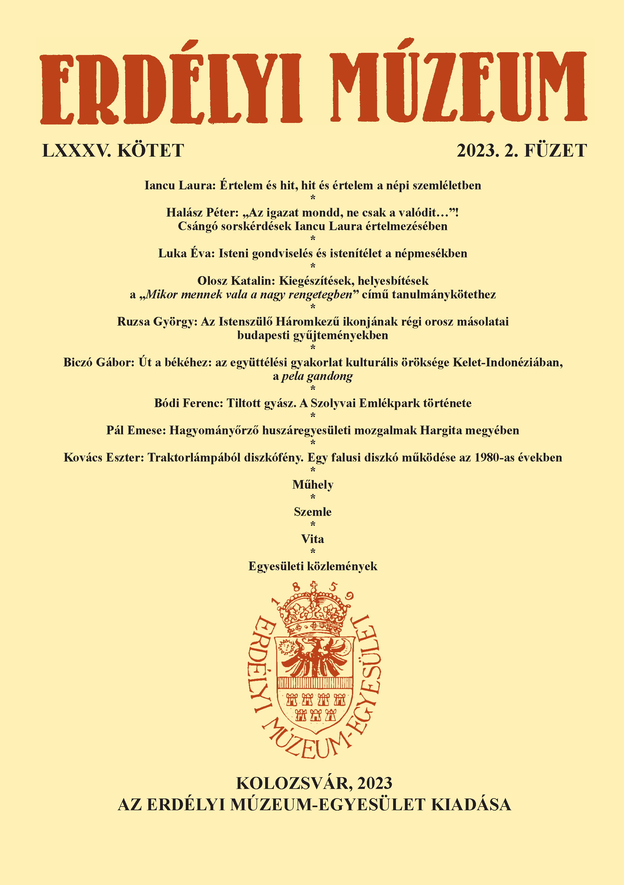 The Closure of the Debate: the closing arguments of Ilona Nagy, Éva Pócs, Gábor Vargyas, and the second reply of Attila Mátéffy Cover Image