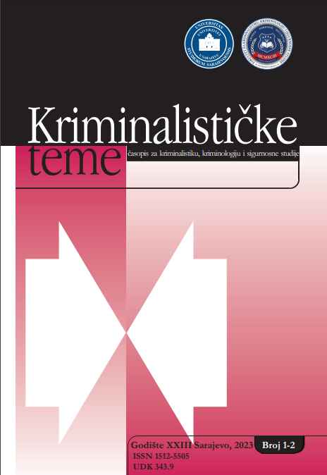 TRANSGENERATIONAL COLLECTIVE TRAUMAS AND RADICALIZATION IN BOSNIA AND HERZEGOVINA: TOWARDS THE ESTABLISHMENT OF A FRAMEWORK FOR ANALYSIS Cover Image