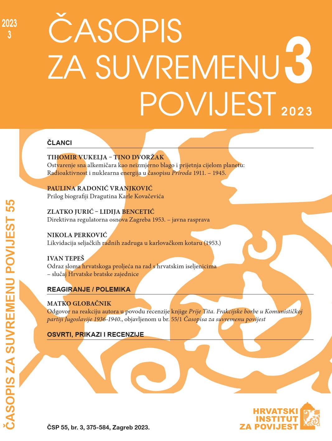 The Impact of the Croatian Spring on the Work with Croatian Emigrants – the Case of the Croatian Fraternal Union Cover Image