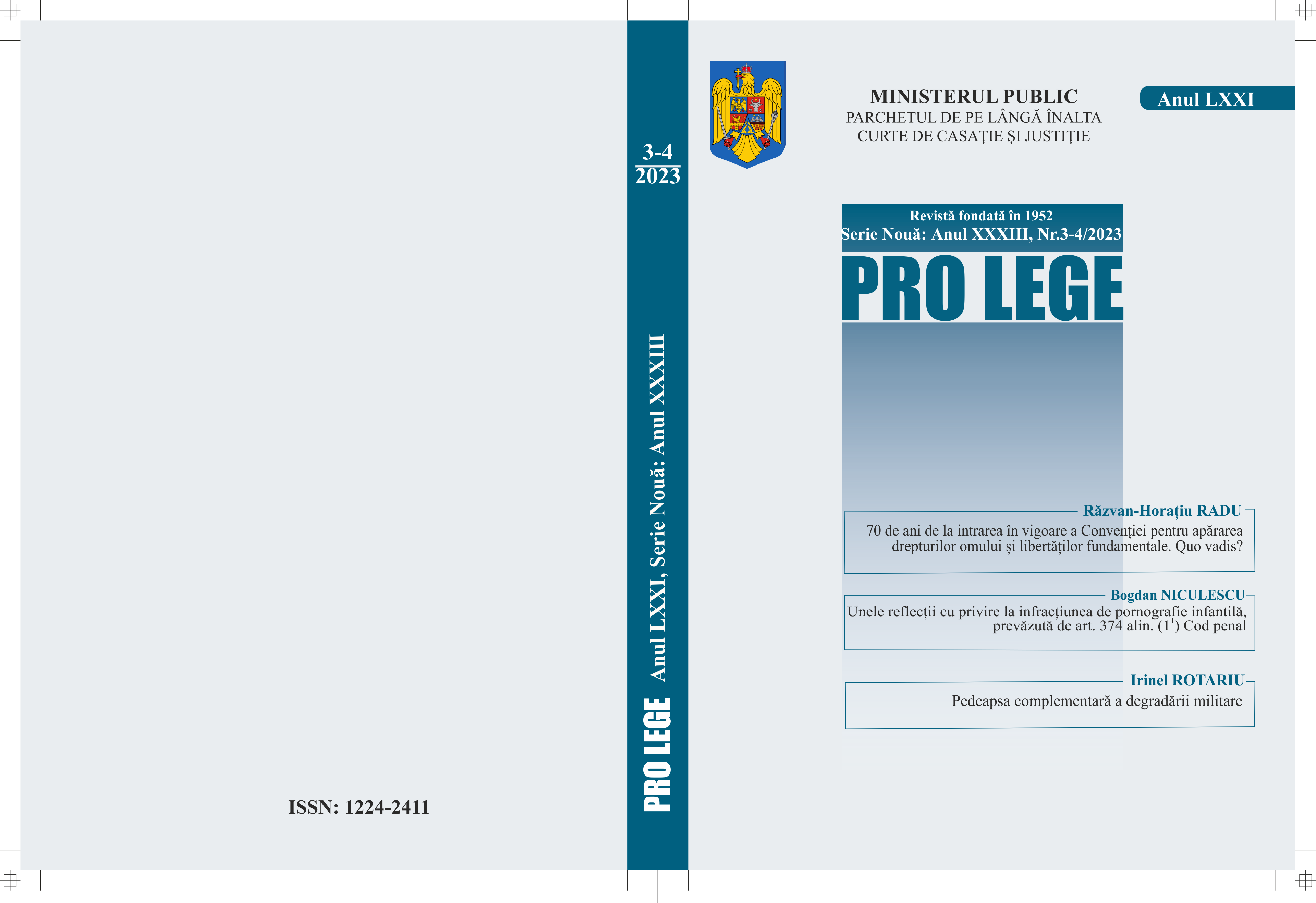 Article 250 of the Romanian Criminal Code. The crime of fraudulently making financial transactions Cover Image