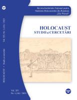 Alienation of Civic Conscience and the Night of Democracy: A Comparative Analysis of the Holocaust in Romania and Bulgaria Cover Image