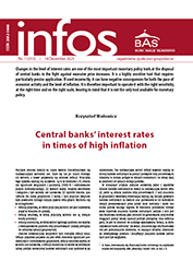 Stopy procentowe banków centralnych w okresie wysokiej inflacji